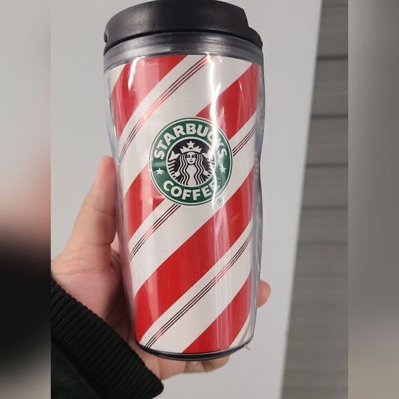 Starbucks Coffee 8oz Red White Tumbler - Picture 1 of 5